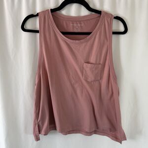 Harmony Balance Tank Top Women's Large Pink Soft Pullover Round Neck